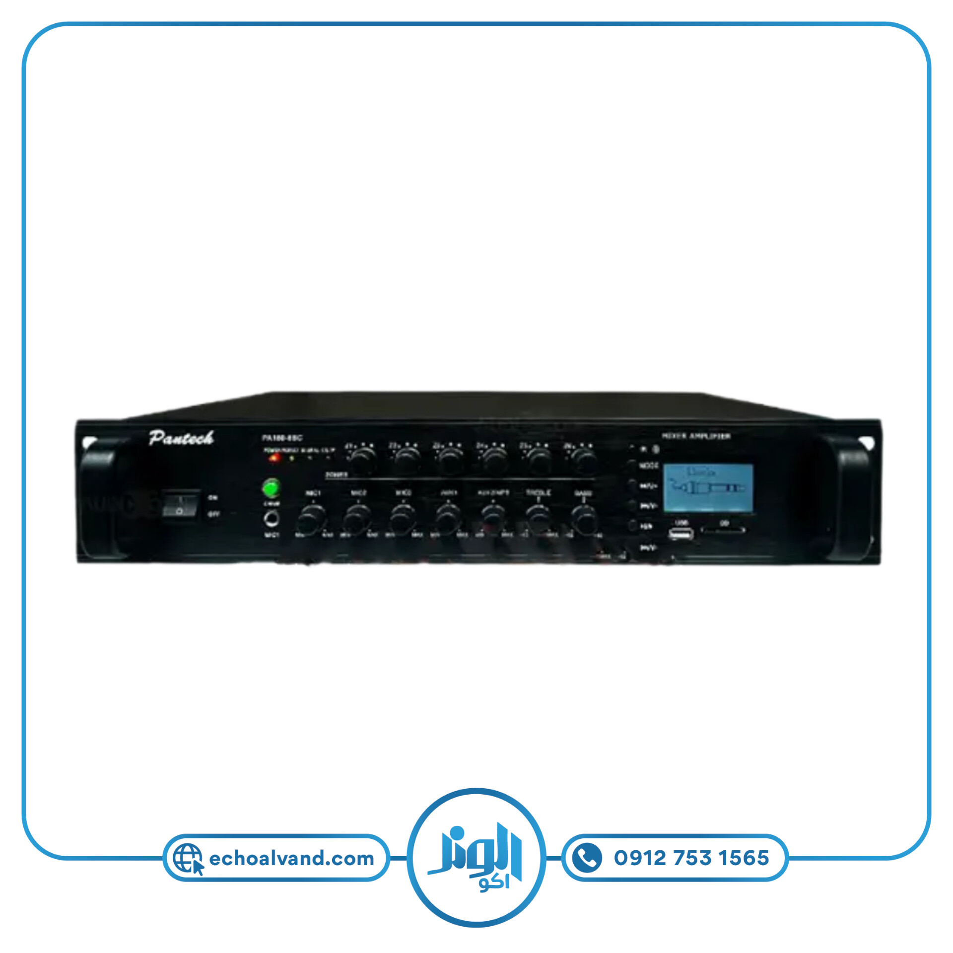 آمپلی فایر اهمی ولتی پنتک PANTECH PA180-6BC