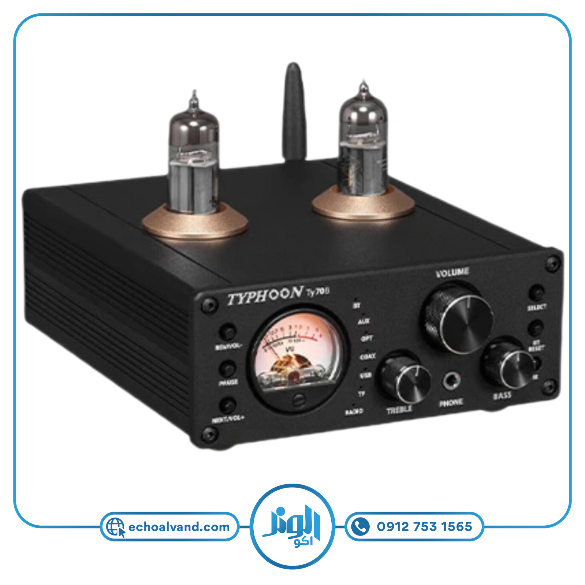 آمپلی فایر دیجیتال تایفون مدل TYPHOON-TY-70B